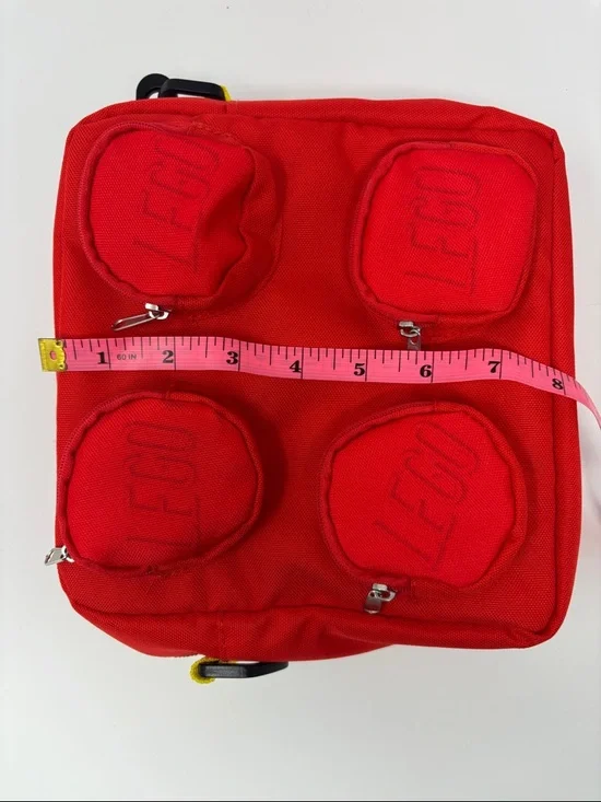 Lego Red Crossbody Bag with Yellow Stripe - Picture 6 of 7